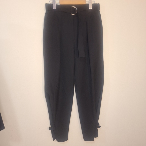 3.1 Phillip Lim Black High-Waisted Trousers - Picture 4 of 16